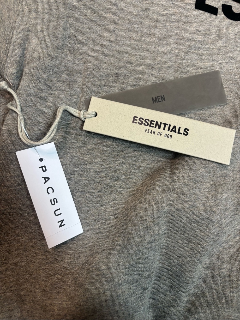 Ss22 fear of god essentials Dark Oatmeal hoodie - Picture 3 of 4